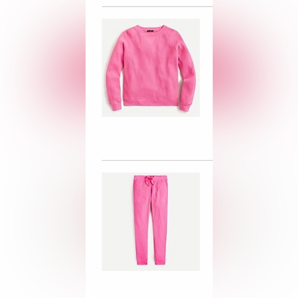 Jcrew waffle pullover and joggers